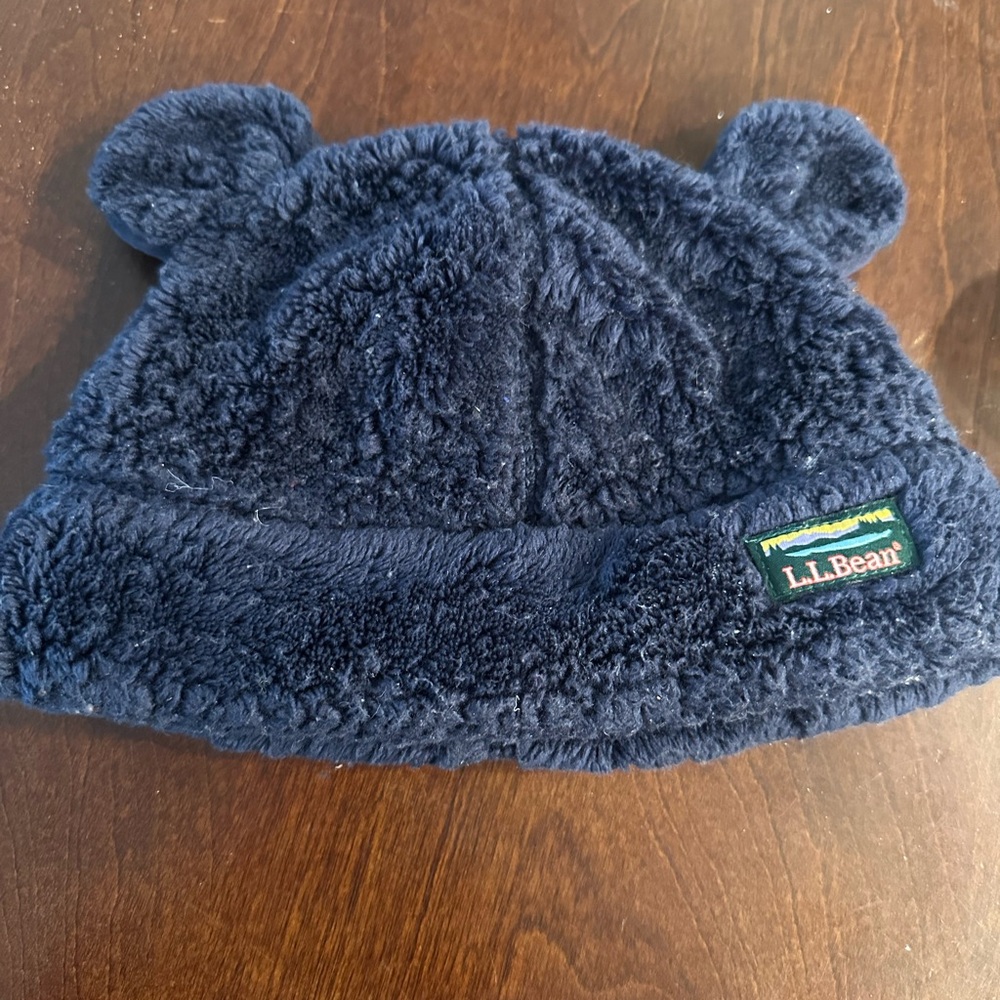 L.L. Bean Navy Blue Fleece Hat